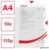 Genotherm, "L", A4, 105 mikron, narancsos felület, ESSELTE "Standard"