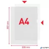 Genotherm, 'L', A4, 105 mikron, narancsos felület, ESSELTE 'Standard'