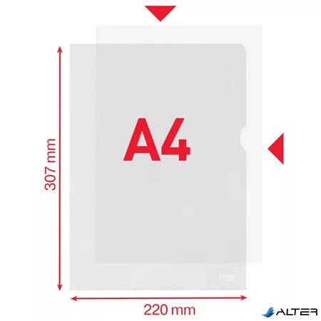 Genotherm, 'L', A4, 105 mikron, narancsos felület, ESSELTE 'Standard'