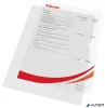 Genotherm, "L", A4, 115 mikron, narancsos felület, ESSELTE "Standard"