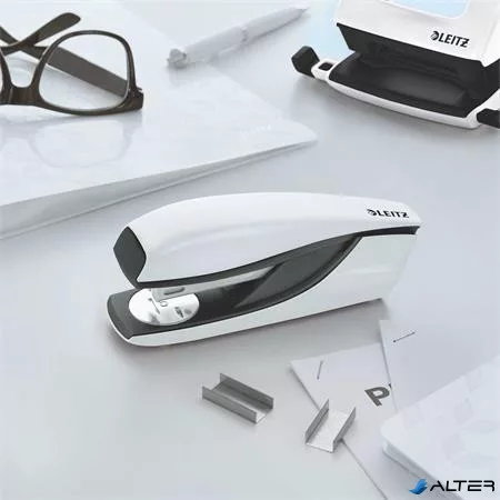 Tűzőgép, 24/6, 26/6, 30 lap, LEITZ "Nexxt Wow", fehér