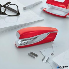   Tűzőgép, 24/6, 26/6, 30 lap, LEITZ "Nexxt Wow", piros