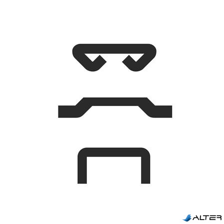 Tűzőgép, 24/6, 26/6, 30 lap, LEITZ "Nexxt Wow", fekete