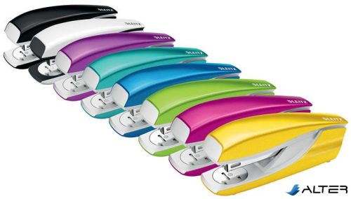 Tűzőgép, 24/6, 26/6, 30 lap, LEITZ "Nexxt Wow", fekete