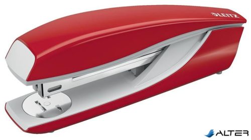 Tűzőgép, nagyteljesítményű, lapos tűzés, LEITZ "Nexxt 5504", piros