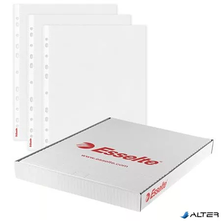 Genotherm, felül és a belső oldalon nyitott, lefűzhető, A4, 85 mikron, narancsos felület, ESSELTE