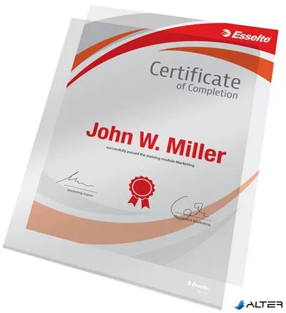 Genotherm, "L", A4, 150 mikron, víztiszta felület, ESSELTE "Luxus"