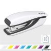Tűzőgép, mini, No. 10, 10 lap, fém, LEITZ "Nexxt Wow", fehér