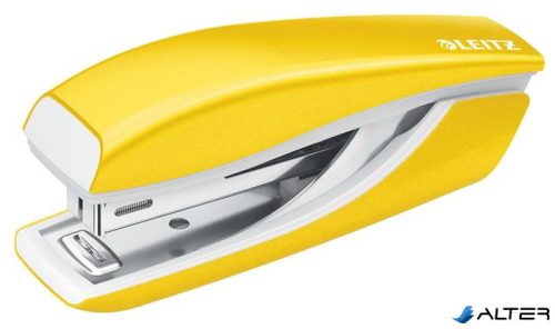 Tűzőgép, mini, No. 10, 10 lap, fém, LEITZ Nexxt Wow", sárga