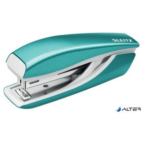   Tűzőgép, mini, No. 10, 10 lap, fém, LEITZ 'Nexxt Wow', jégkék