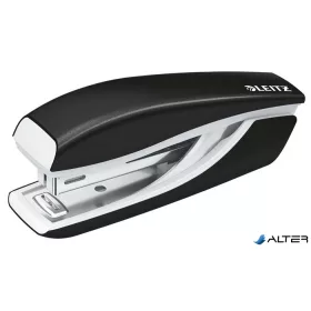   Tűzőgép, mini, No. 10, 10 lap, fém, LEITZ"Nexxt Wow", fekete