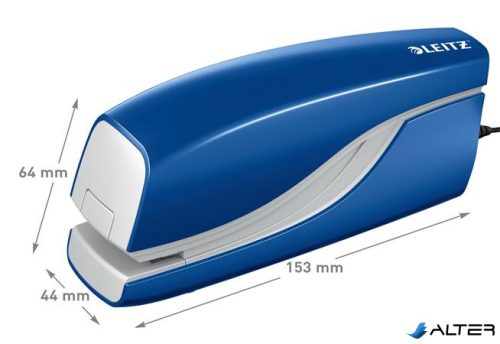 Tűzőgép, elektromos, No. 10, 10 lap, LEITZ 'Nexxt 5532', kék