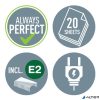 Tűzőgép, elektromos, 24/6, 20 lap, LEITZ "Nexxt 5533", fekete