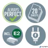 Tűzőgép, elektromos, 24/6, 20 lap, LEITZ 'Nexxt 5533', fekete