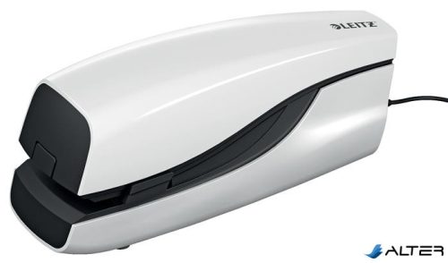 Tűzőgép, elektromos, 24/6, 20 lap, LEITZ "Nexxt 5533", fehér