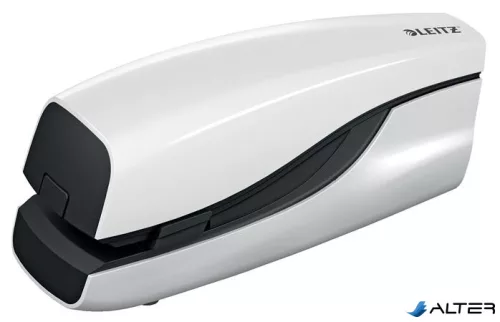 Tűzőgép, elektromos, 24/6, 20 lap, LEITZ "Nexxt 5533", fehér