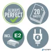 Tűzőgép, elektromos, 24/6, 20 lap, LEITZ "Nexxt 5533", fehér
