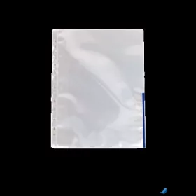   Genotherm, lefűzhető, felül/oldalt félig nyitott, A4, 105 mikron, víztiszta, ESSELTE, kék