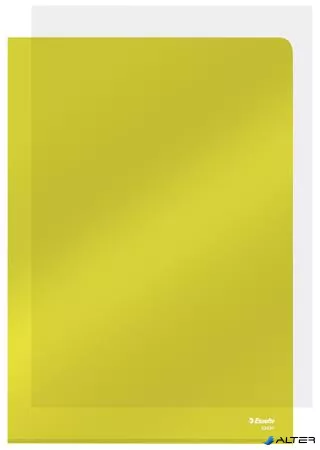 Genotherm, "L", A4, 150 mikron, víztiszta felület, ESSELTE "Luxus", sárga