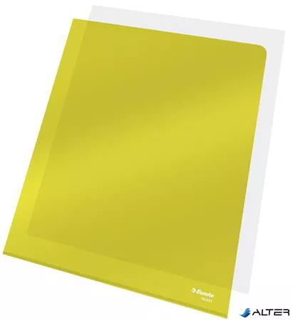 Genotherm, "L", A4, 150 mikron, víztiszta felület, ESSELTE "Luxus", sárga