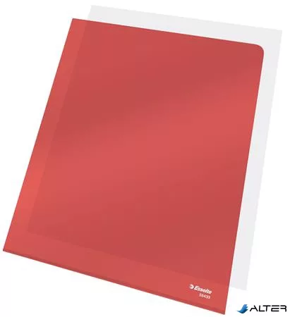 Genotherm, "L", A4, 150 mikron, víztiszta felület, ESSELTE "Luxus", piros