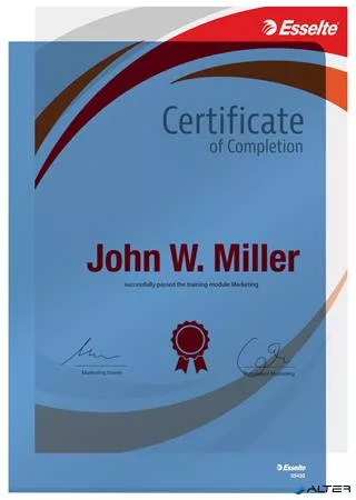 Genotherm, "L", A4, 150 mikron, víztiszta felület, ESSELTE "Luxus", kék