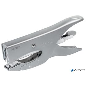   Tűzőgép, kézi, 24/6, 24/8, 40 lap, LEITZ "5549", ezüst