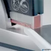 Tűzőgép, nagyteljesítményű, 80 lap, LEITZ "5551", ezüst