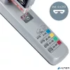 Tűzőgép, nagyteljesítményű, 80 lap, LEITZ "5551", ezüst