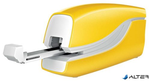 Tűzőgép, elektromos, No.10, 10 lap, LEITZ "Wow", sárga