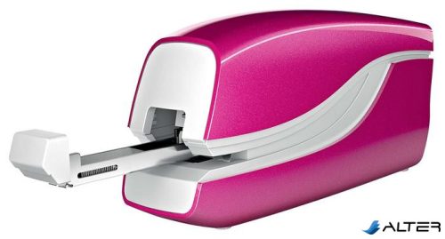 Tűzőgép, elektromos, No.10, 10 lap, LEITZ 'Wow', rózsaszín