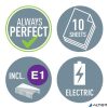 Tűzőgép, elektromos, No.10, 10 lap, LEITZ "Wow", rózsaszín