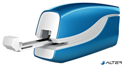 Tűzőgép, elektromos, No.10, 10 lap, LEITZ "Wow", világoskék