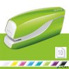 Tűzőgép, elektromos, No.10, 10 lap, LEITZ "Wow", zöld