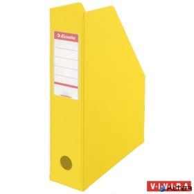   Iratpapucs, PVC/karton, 70 mm, összehajtható, ESSELTE, Vivida sárga