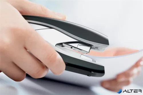 Tűzőgép, 26/6, 30 lap, LEITZ "Nexxt Softpress", fekete
