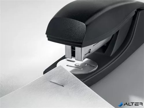 Tűzőgép, 24/6, 26/6, 30 lap, LEITZ "Recycle NeXXt", fekete