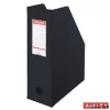 Iratpapucs, PVC/karton, 100 mm, összehajtható, ESSELTE, Vivida fekete