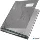 Aláírókönyv, A4, 18 részes, karton, LEITZ "Design", szürke