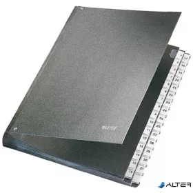 Előrendező, A4, 1-31, karton, LEITZ, fekete