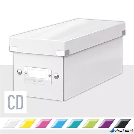 CD-doboz, LEITZ "Click&Store", fehér