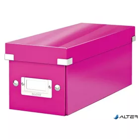 CD-doboz, LEITZ "Click&Store", rózsaszín