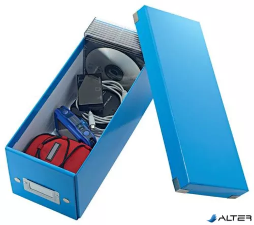 CD-doboz, LEITZ "Click&Store", kék
