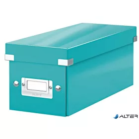 CD-doboz, LEITZ "Click&Store", jégkék