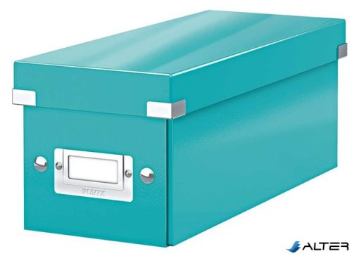 CD-doboz, LEITZ "Click&Store", jégkék