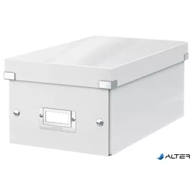 DVD-doboz, LEITZ "Click&Store", fehér