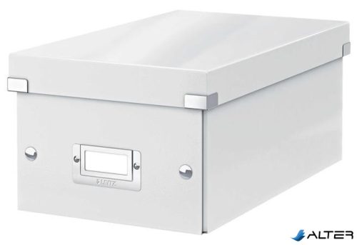 DVD-doboz, LEITZ "Click&Store", fehér