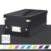 DVD-doboz, LEITZ "Click&Store", fekete