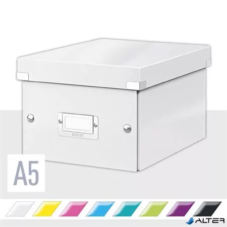 Doboz, A5 méret, LEITZ "Click&Store", fehér