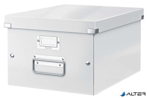 Doboz, A4 méret, LEITZ "Click&Store", fehér